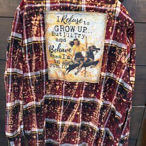 Angry Minnow Vintage 'I Refuse To Grow Up...'